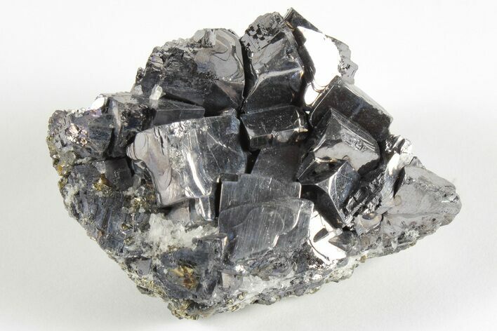 Cubic Galena Crystal Cluster - Peru #203874